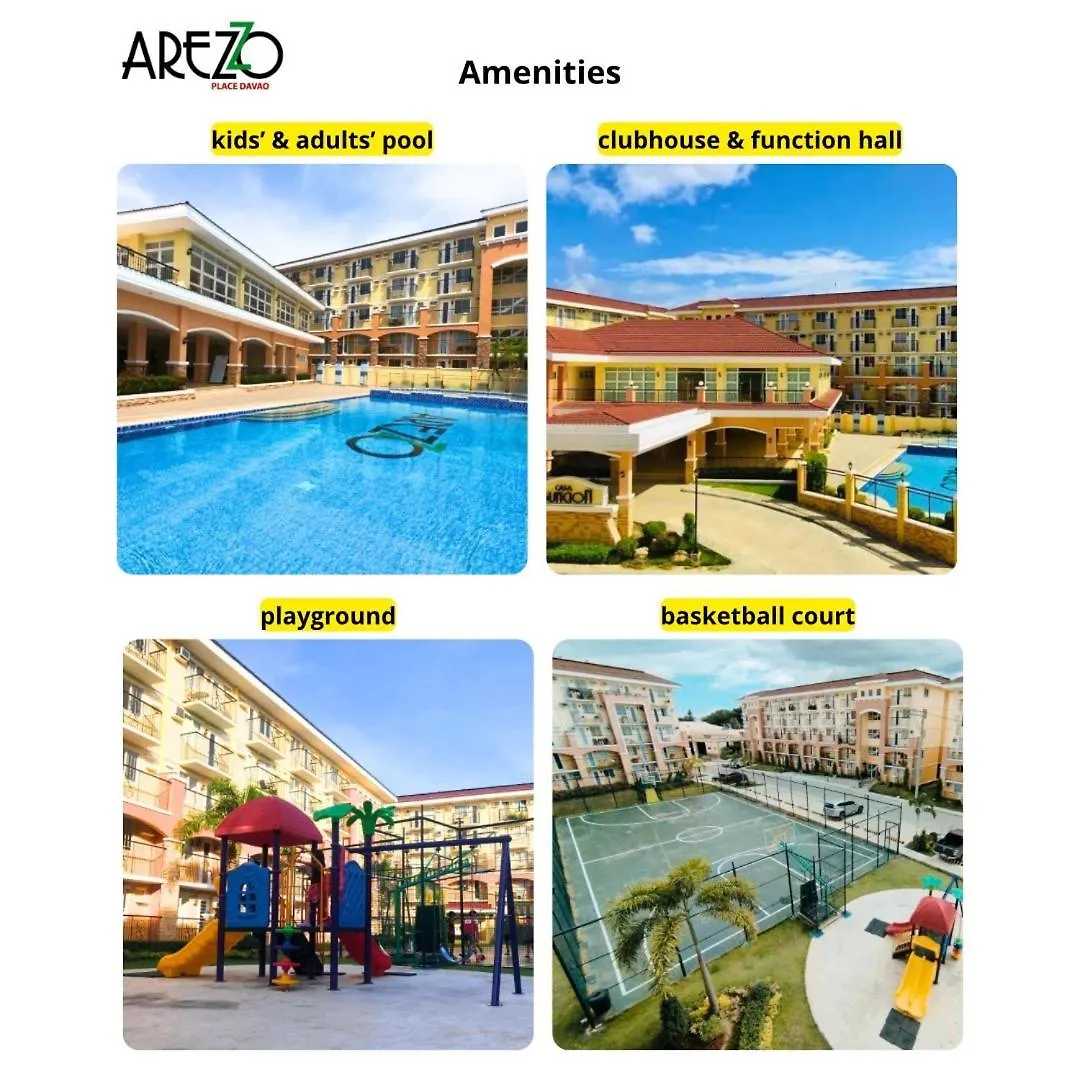 Apartamento Arezzo Place Affordable 2Br Condo With Pool, Fast Wifi & Unli Netflix And Hot Shower - Near Davao Airport, Samal Barge, And Sm Lanang